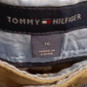 FINAL PRICE NWT TOMMY HILFIGER boy's khaki pants Size 16